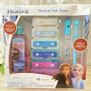 New Disney Frozen II Musical Tub Tunes set, 4 piece set Bath Fun Kids Toys